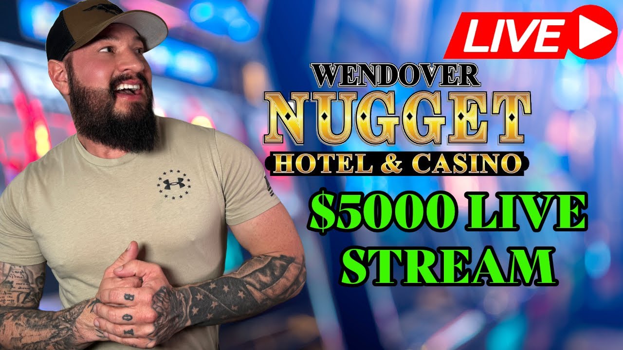 $5000 Slot Play Live Stream! 🎰 Where YOU pick the games! 🤠 Live from Wendover!