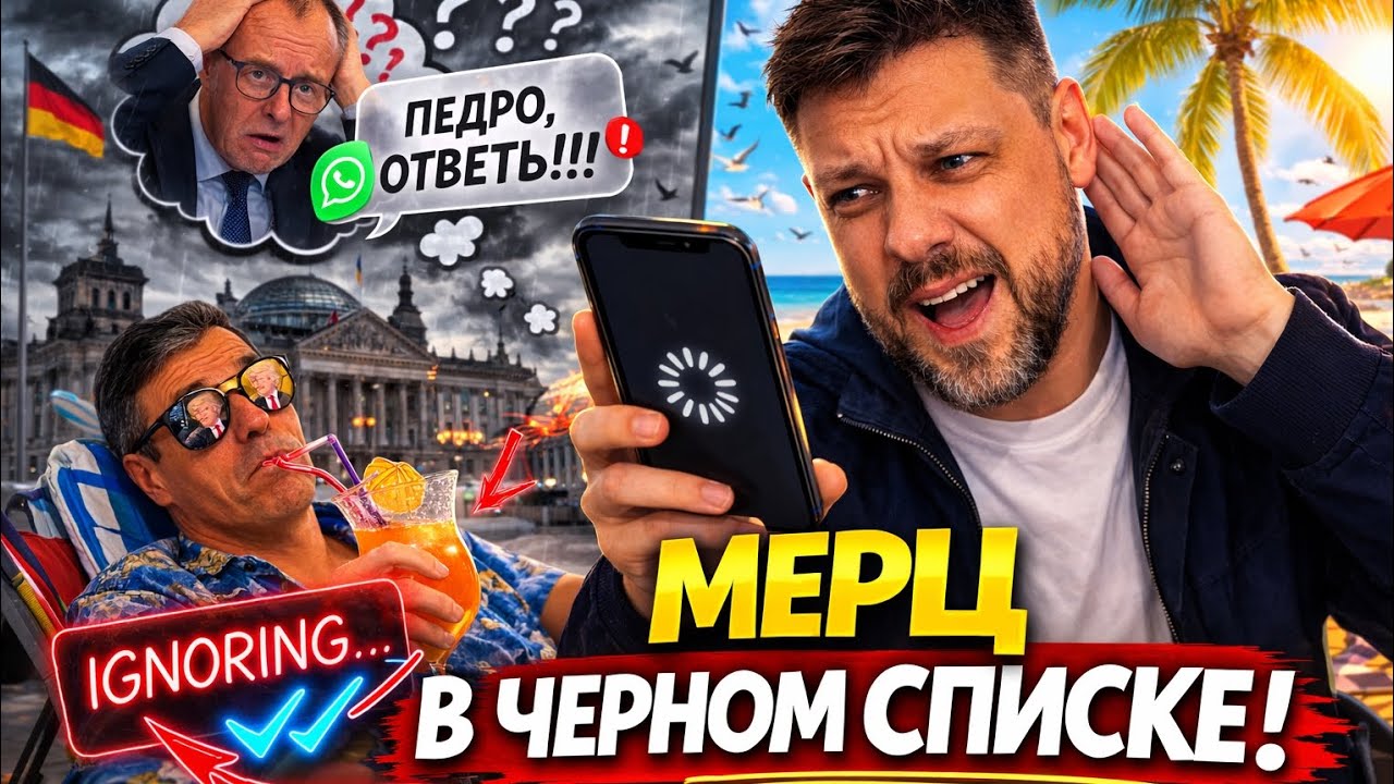 Фридрих Мерц в Черном Списке Испании.