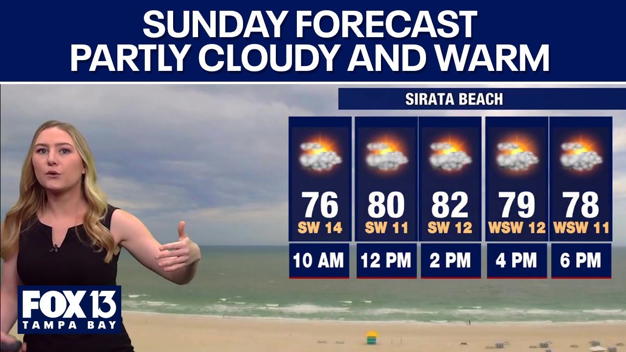 Tampa weather | Sunny skies and comfortable temps