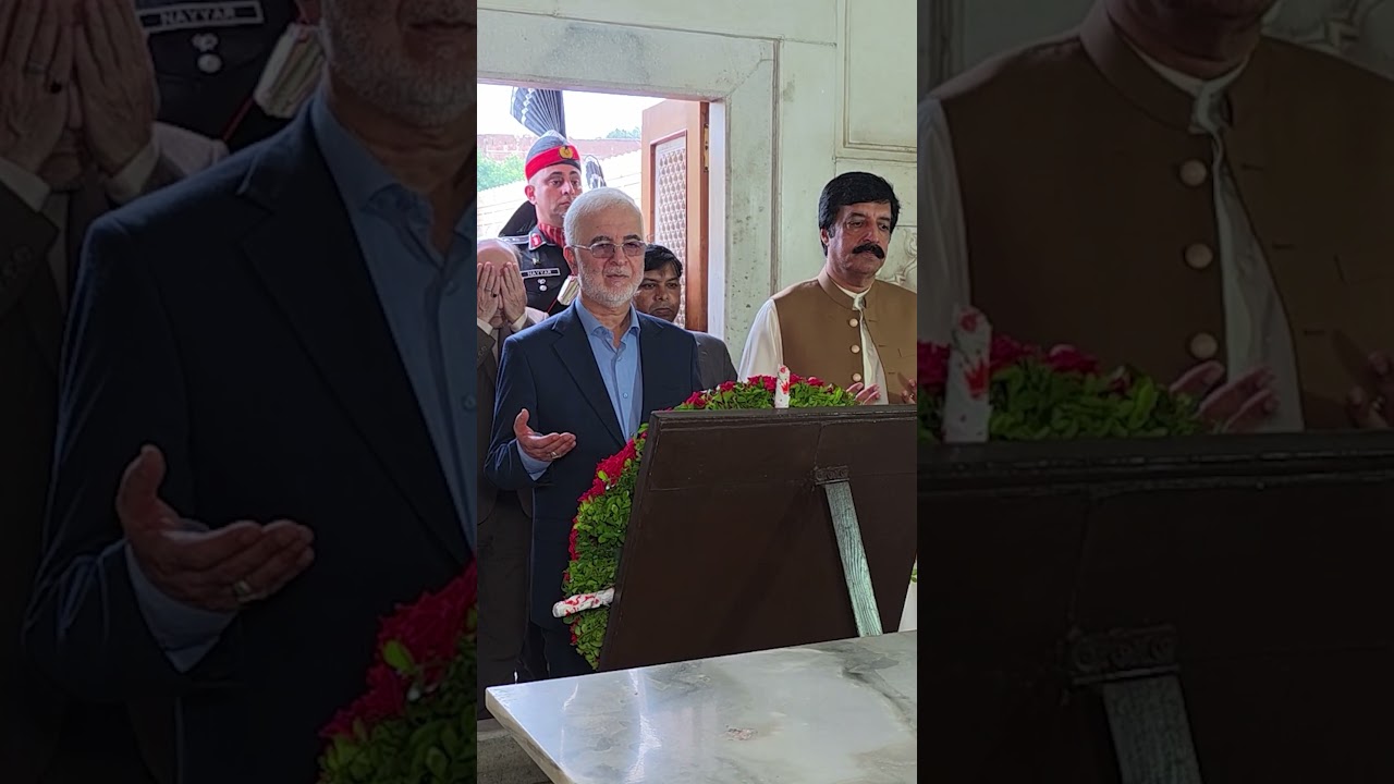 Iranian Interior Minister Visits Lahore | Pays Tribute at Allama Iqbal&rsquo;s Mausoleum - 24 News HD
