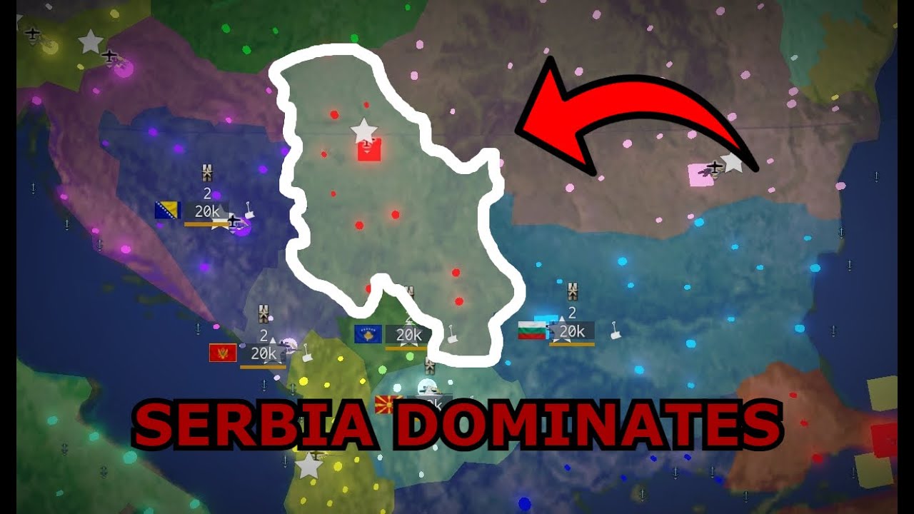 СЕРБИЯ ДОМИНИРУЕТ НА БАЛКАНАХ | RISE OF NATIONS ROBLOX