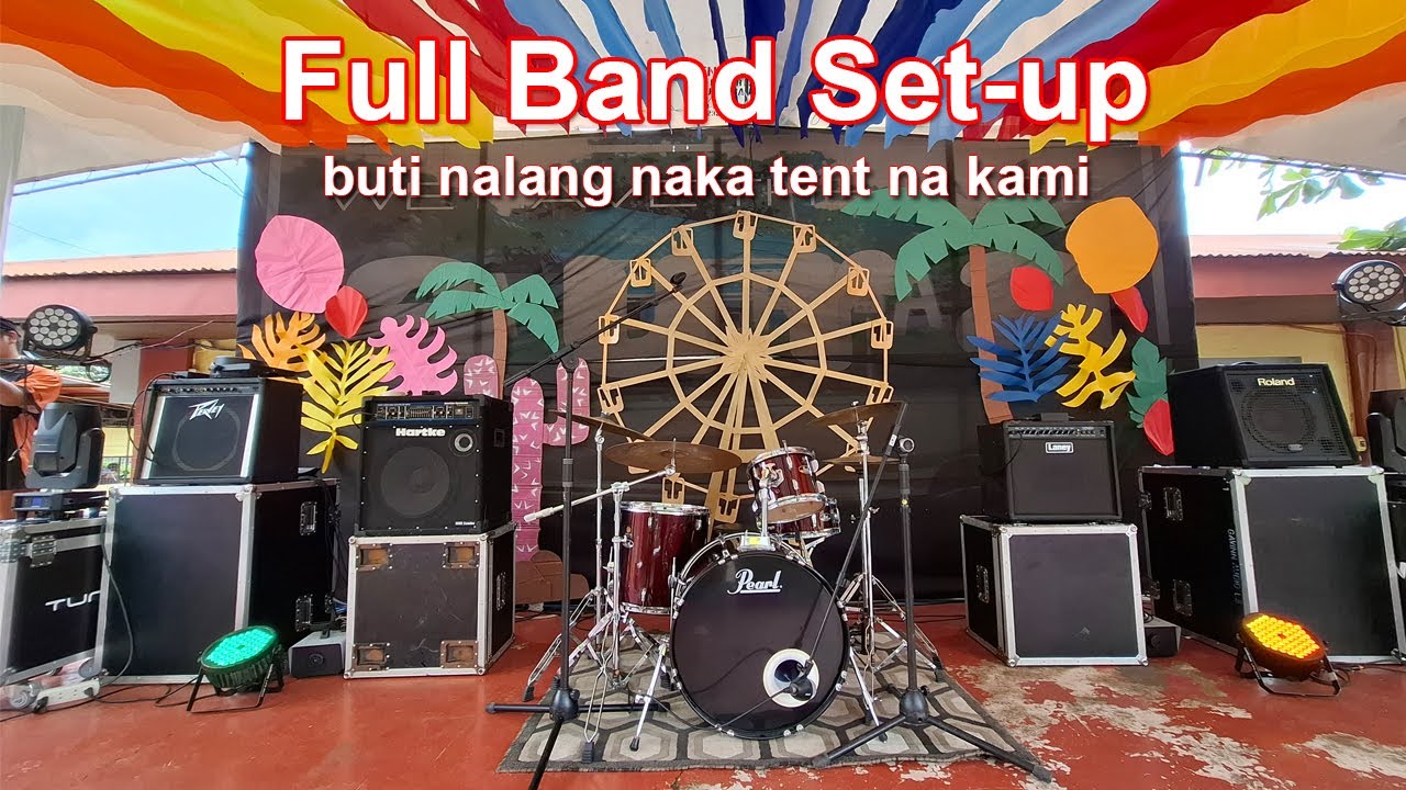 Full Band set-up using Sync Audio Sandy Audio Beta 3 and AD