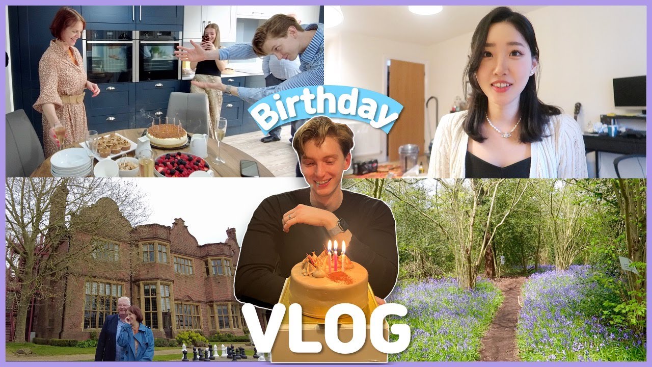 🇬🇧남편 & 시어머니 생일🎂 두 달 동안 준비한 서프라이즈 뉴욕여행 선물🎁 시댁과 생일 런치🥳 블루벨 숲에서 힐링💙 | 콩스터Kongster