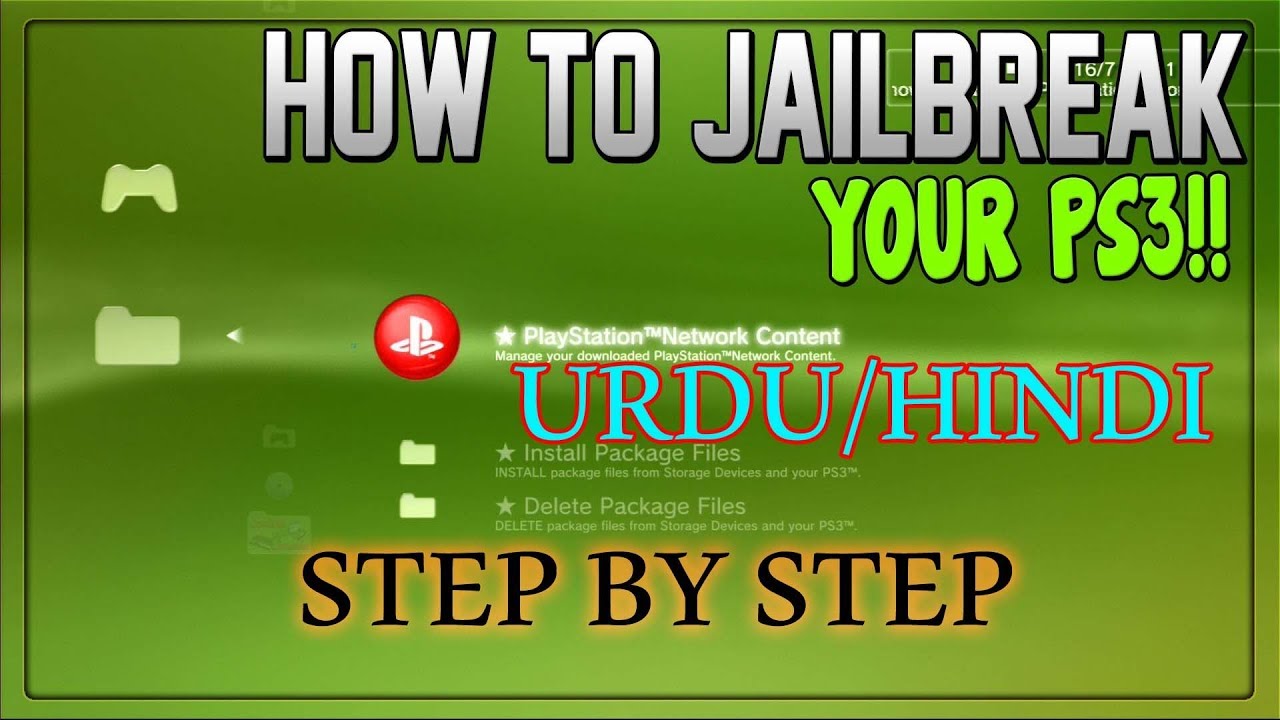 How to Modify/Jailbreak Any PS3  4.84 Full Process In Hindi/Urdu