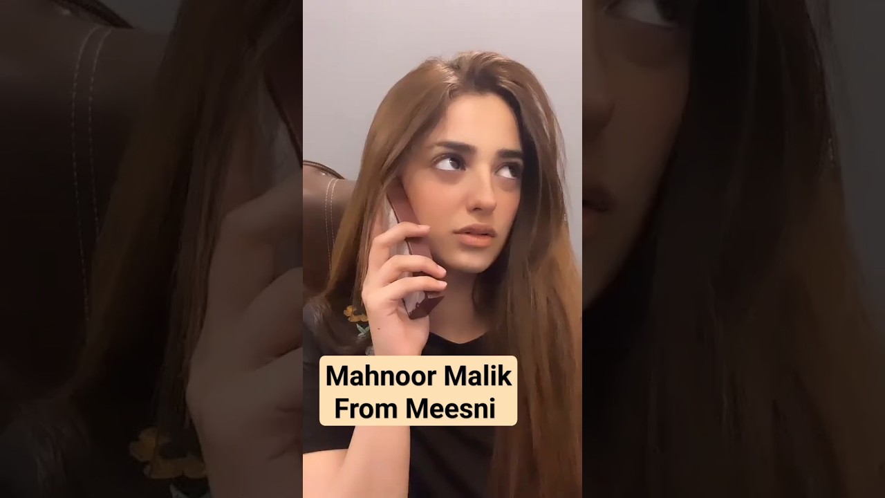 Meesni Drama Actress Mahnoor Malik #ytshorts #youtubeshorts #shorts