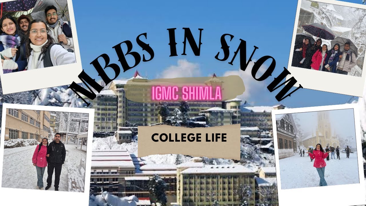 Life of MBBS student in snowfall ll IGMac shimla ll shimla during snowfall #mbbs #snow #neet