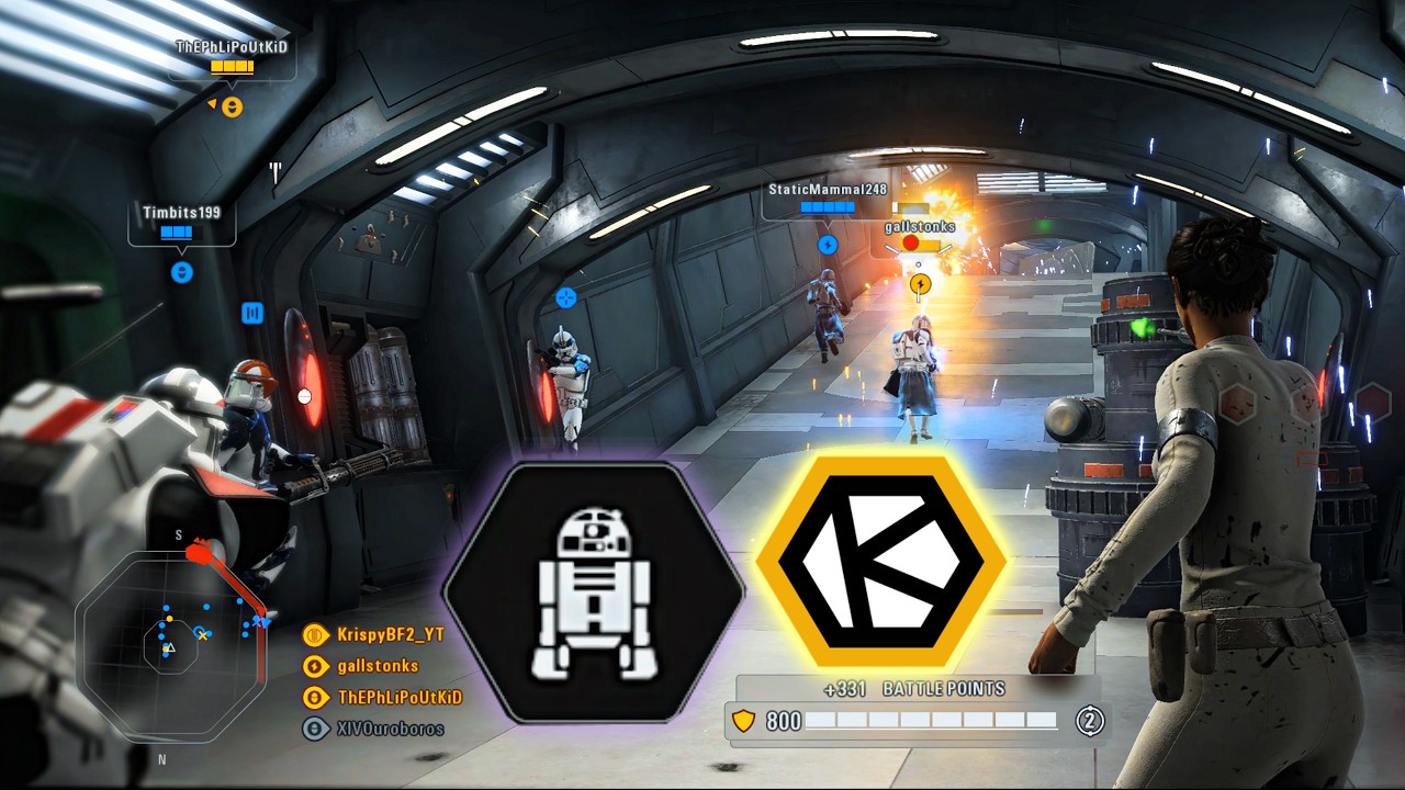 AMAZING PADME and R2-D2 CARRY on KAMINO | Supremacy | Star Wars Battlefront 2