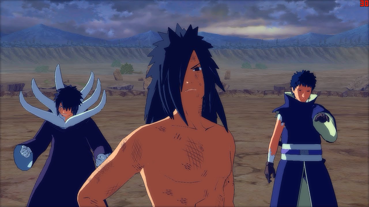 Naruto Ultimate Ninja Storm 4 PC - Shirtless Madara Character Swap Gameplay Mod
