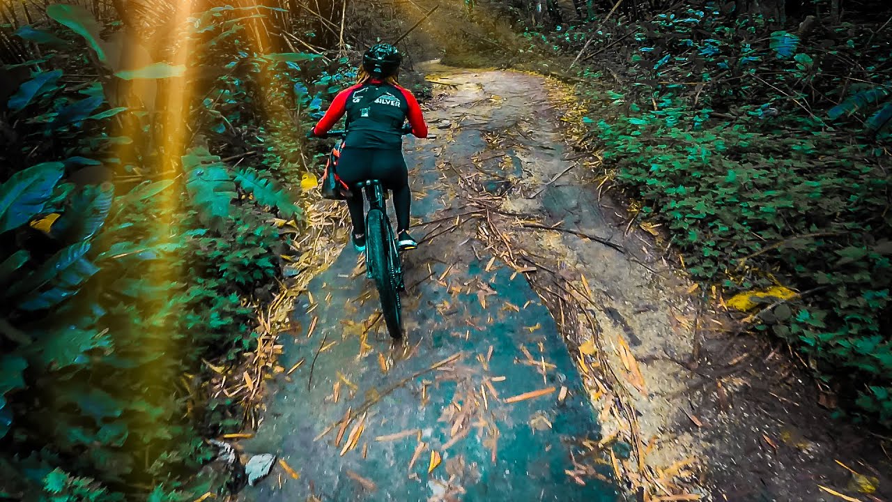 LOVIE RIDING A BIKE FOR THE FIRST TIME | MTB TRAILS | TRINIDAD | PT2