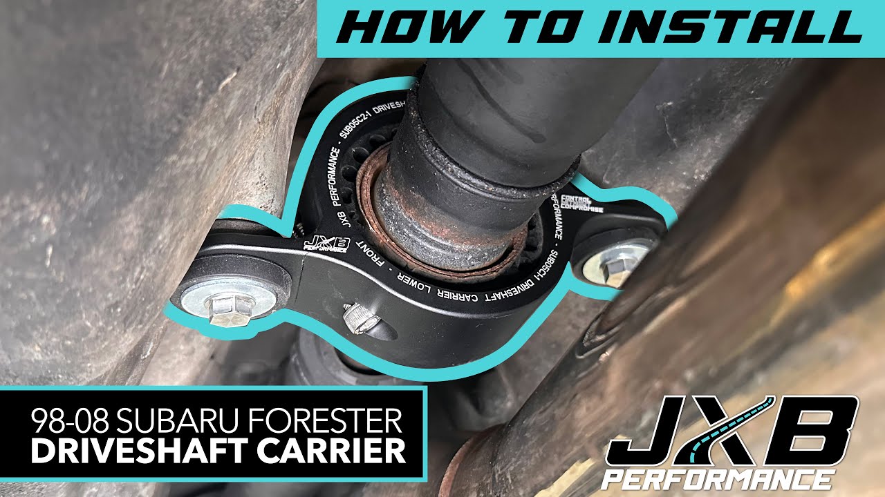 Установка кронштейна карданного вала Subaru Forester SF & SG SUB05A0 | JXB Performance