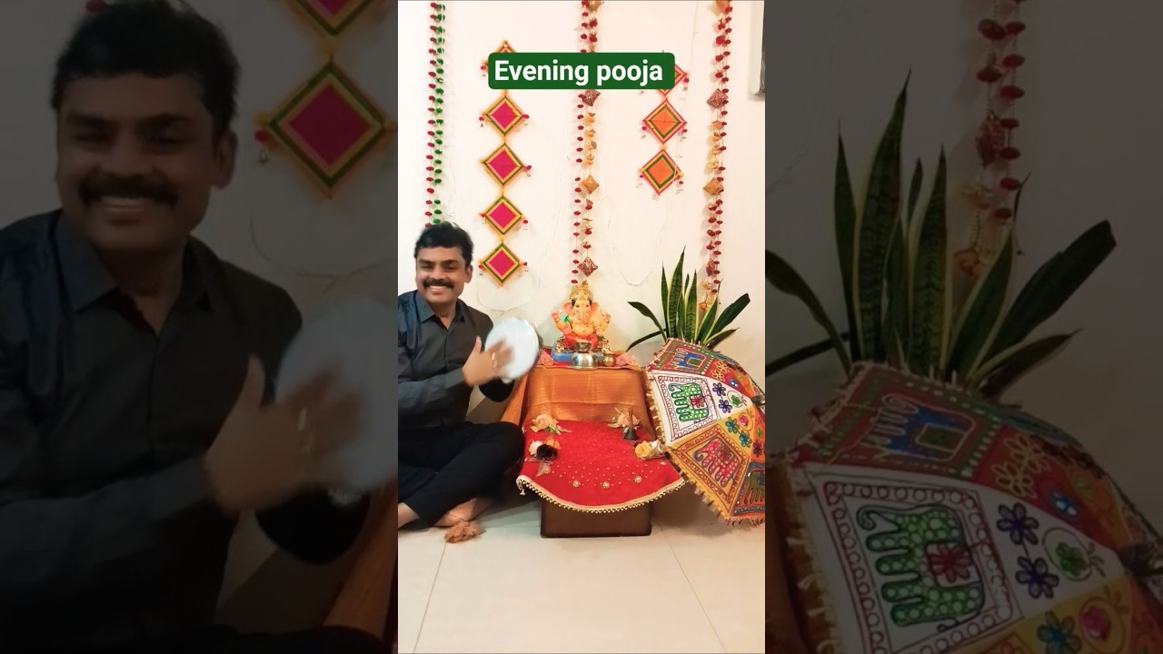 ganpati bappa ki evening aarti #flyxo #ytshorts #shorts #viral #ganpati#youtuber  @Vinnyvlog_06