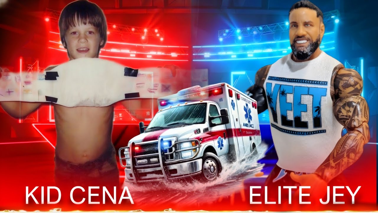 Кид Сина против Элита Джея Усо | Матч в машине скорой помощи | WWE 2k25