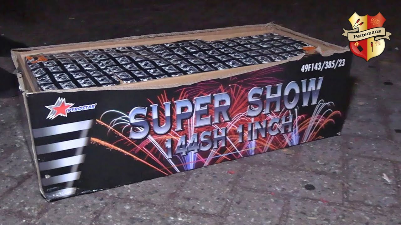 Super Show - Pyrostar 144sh Compound Vuurwerk