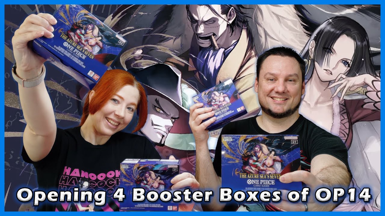 Pulled Some HEAT! 😉 | Opening 4 Booster Boxes of OP14 | One Piece TCG