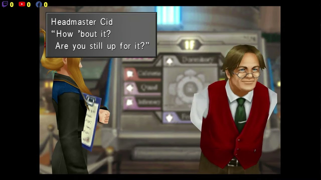 James Plays Final Fantasy VIII Remastered part two - Teacher! TEACHER! I have a question