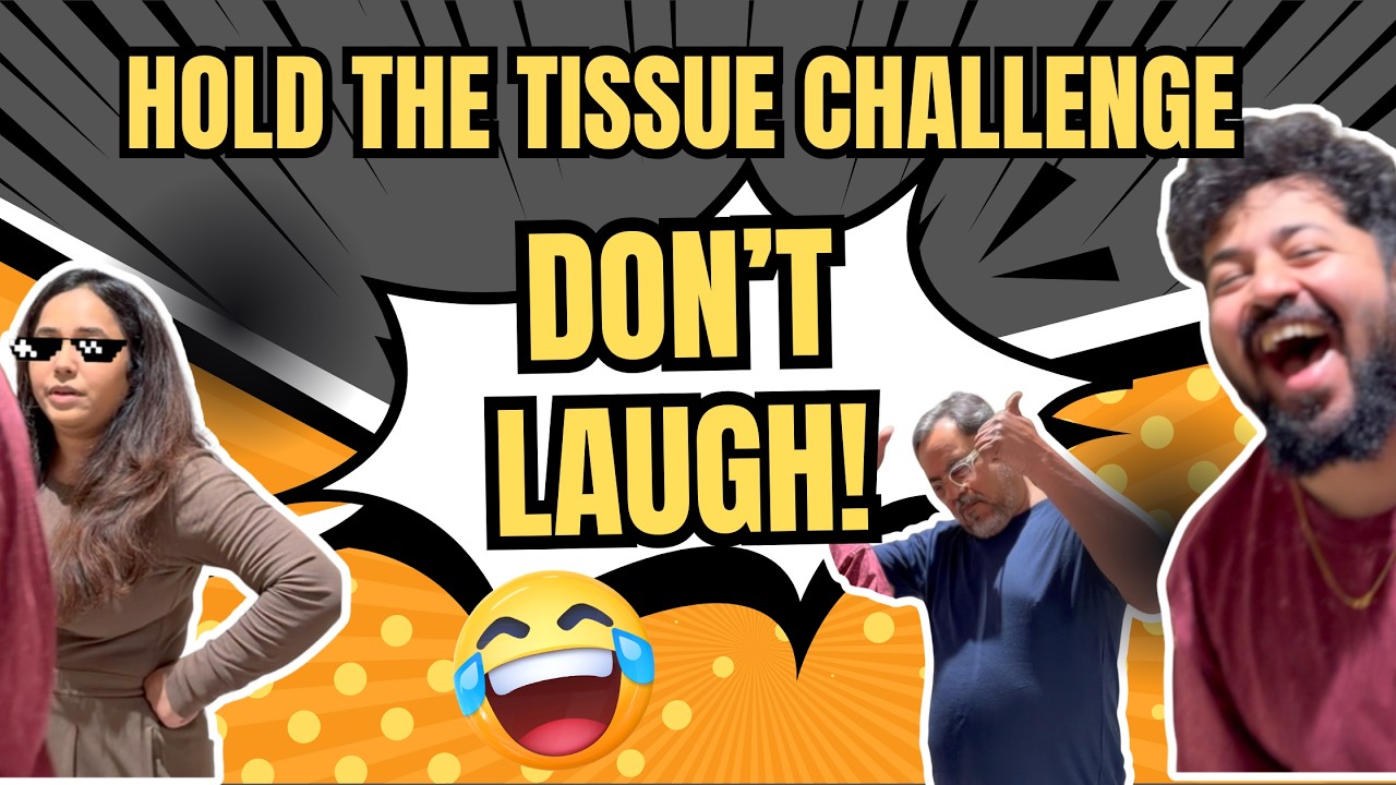 We tried “Hold the Tissue Challenge  😂 || BTS