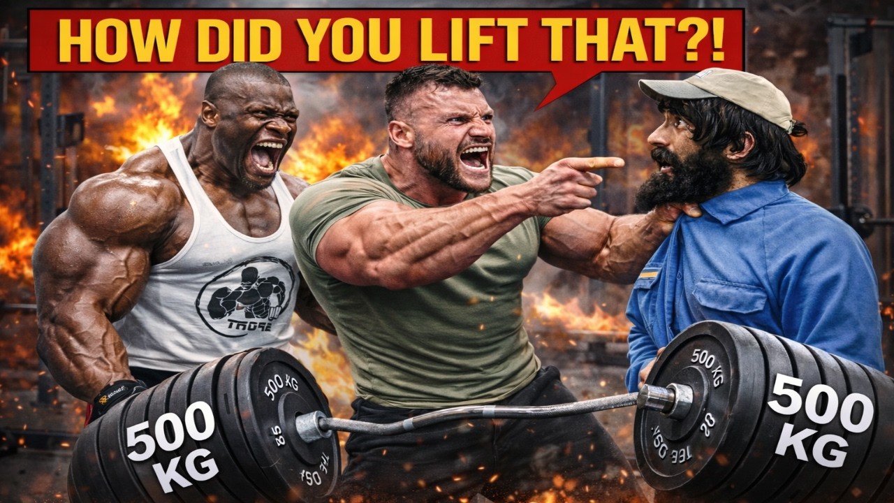 Wild Anatoly Stuns Fitness Champion Like It's Nothing 🔥 Viral gym prank moment