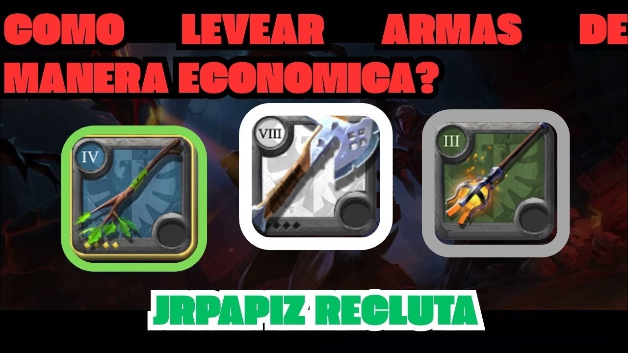 GUIA DE COMO SUBIR ARMAS EN ALBION ONLINE? FACIL Y BARATO