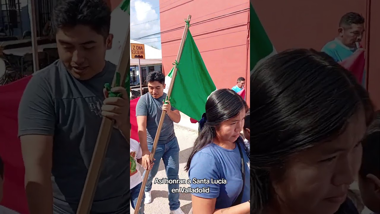 As&iacute; honran a Santa Luc&iacute;a en #valladolid #yucatan #fervor #tradicion #sinderechos