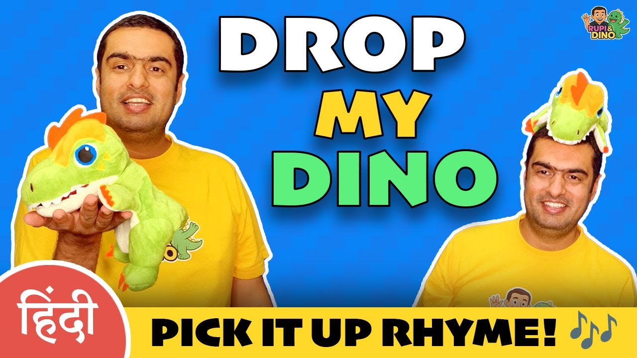 I Drop My Dino 🦖 Pick It Up Song | Pumpkin Rhyme for Kids (Ages 1-5)