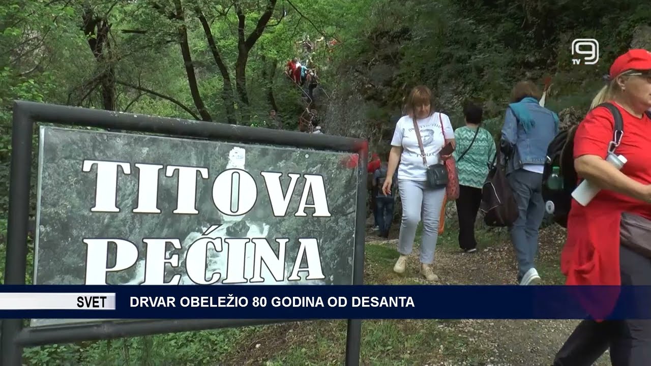 TV KANAL 9, NOVI SAD: DRVAR OBELEŽIO 80 GODINA OD DESANTA