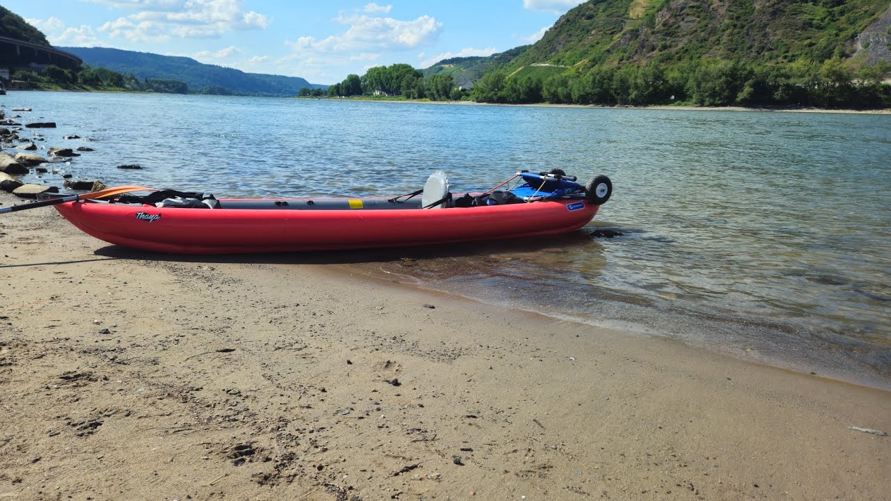 Die dritte Etappe auf dem Rhein von Spay nach Andernach