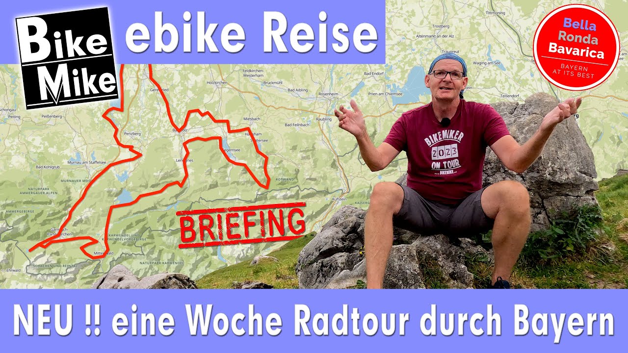WELTPREMIERE👍 | meine nagelneue Südbayern Rundfahrt | eBiken in Bayern | Bella Ronda Bavarica