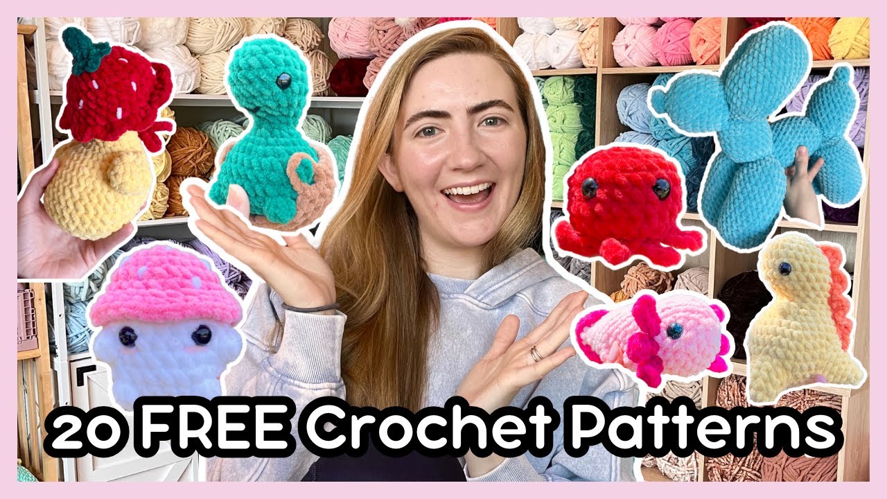 20 FREE Market-Friendly Crochet Patterns ✨ Market Tips & Tricks, Inventory Inspo! 💕 Crochet & Chat