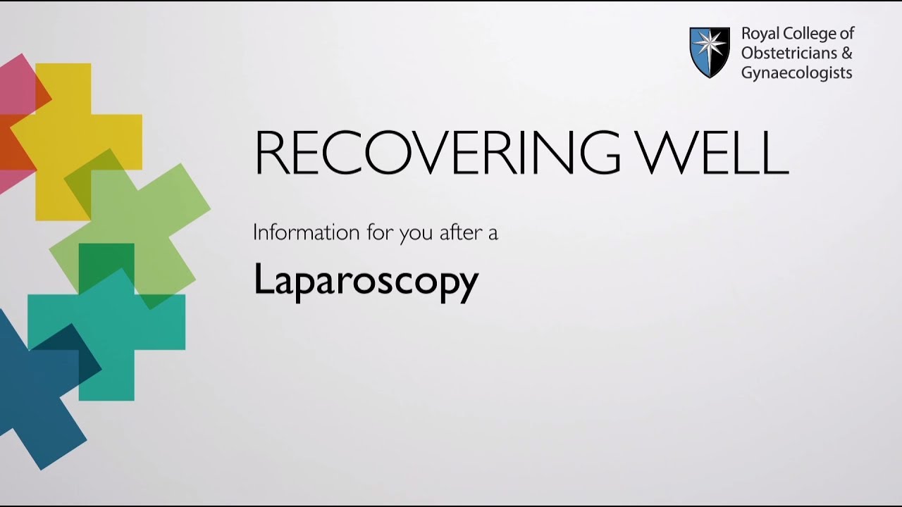 Laparoscopy - Information for you on recovering well - RCOG