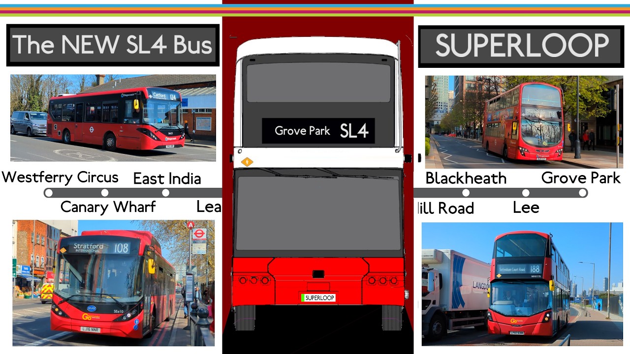 The NEW SL4 SUPERLOOP Bus Route EXPLAINED (Silvertown Tunnel Bus Changes) TfL London Buses