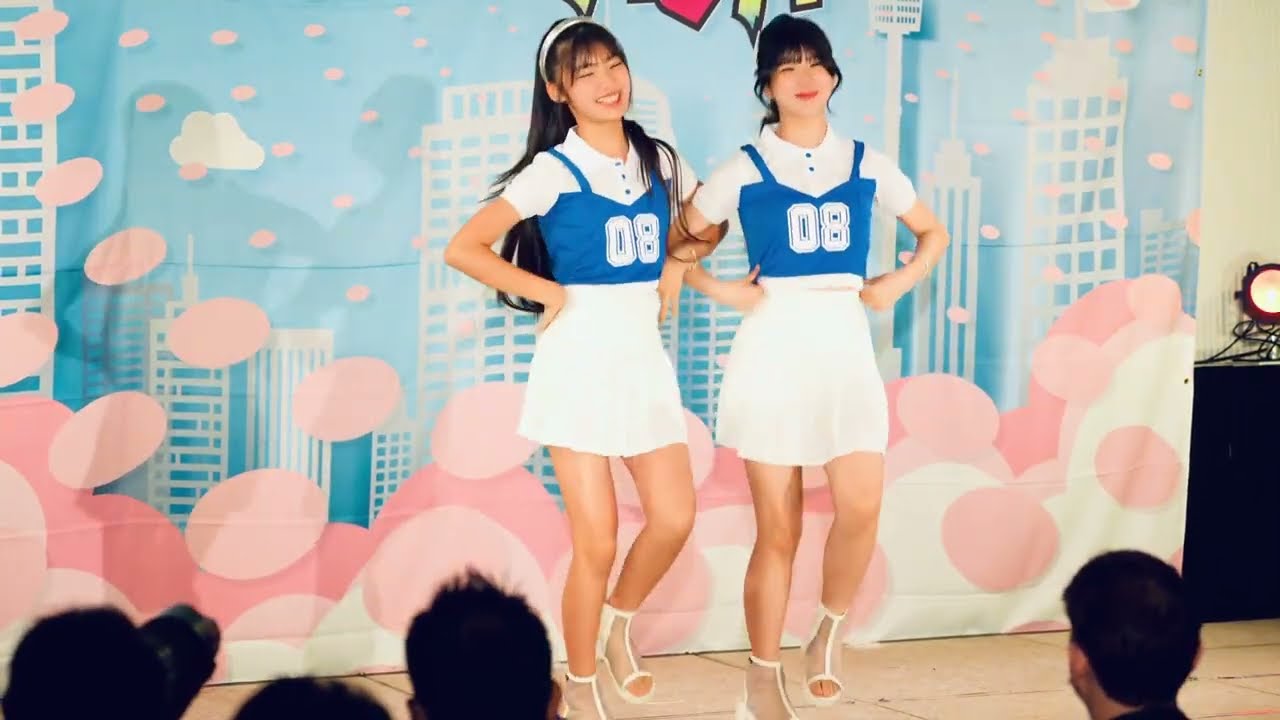 CHEERFUL （丸上ひまり＋桜まほ）　ダンス動画　2024/7/7（日）　Lucky Girl Syndrome/ILLIT   東京アイドル劇場　ソロスペ＋ダンチャレ七夕SP2部　at 高田馬場