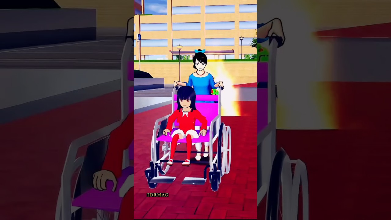 Baby Mio diselamatkan oleh Rina dan Yuta - Sakura School Simulator - Shorts - Coffin Dance Cover