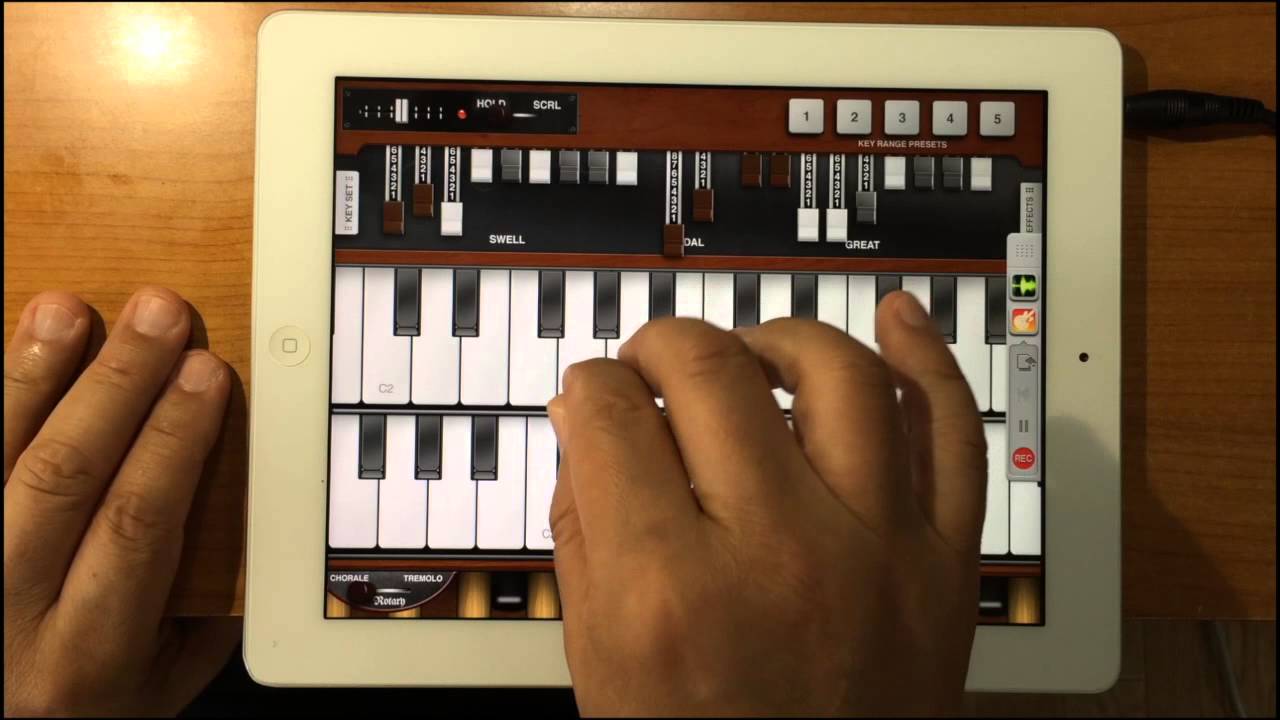 Deep Purple / Child in Time Intro - Pocket Organ C3B3 (Hammond Organ App) Drawbar Settings