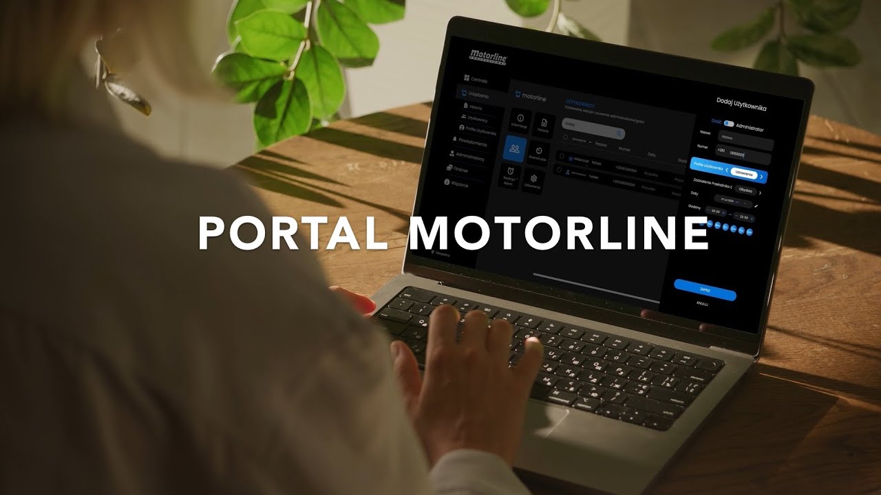 Portal Motorline - Strona do zarządzania modułami GSM M200 4G/LTE