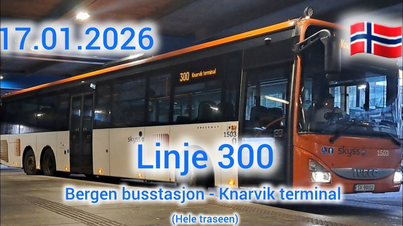 300-Bussen minutt for minutt versjon 3. 🇧🇻
