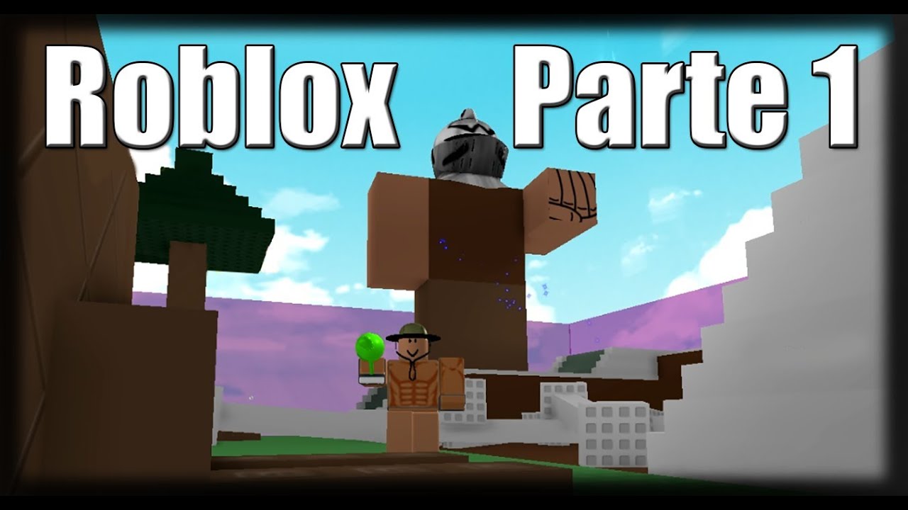 Playing Roblox - Attack of the Giants! - Part 1