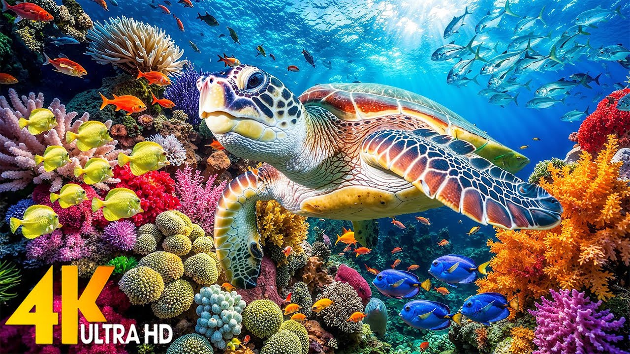Underwater Wonders 4K - Dive Deep and Marvel at Sea Animal in The Best 4K ULTRA HD Aquarium #2