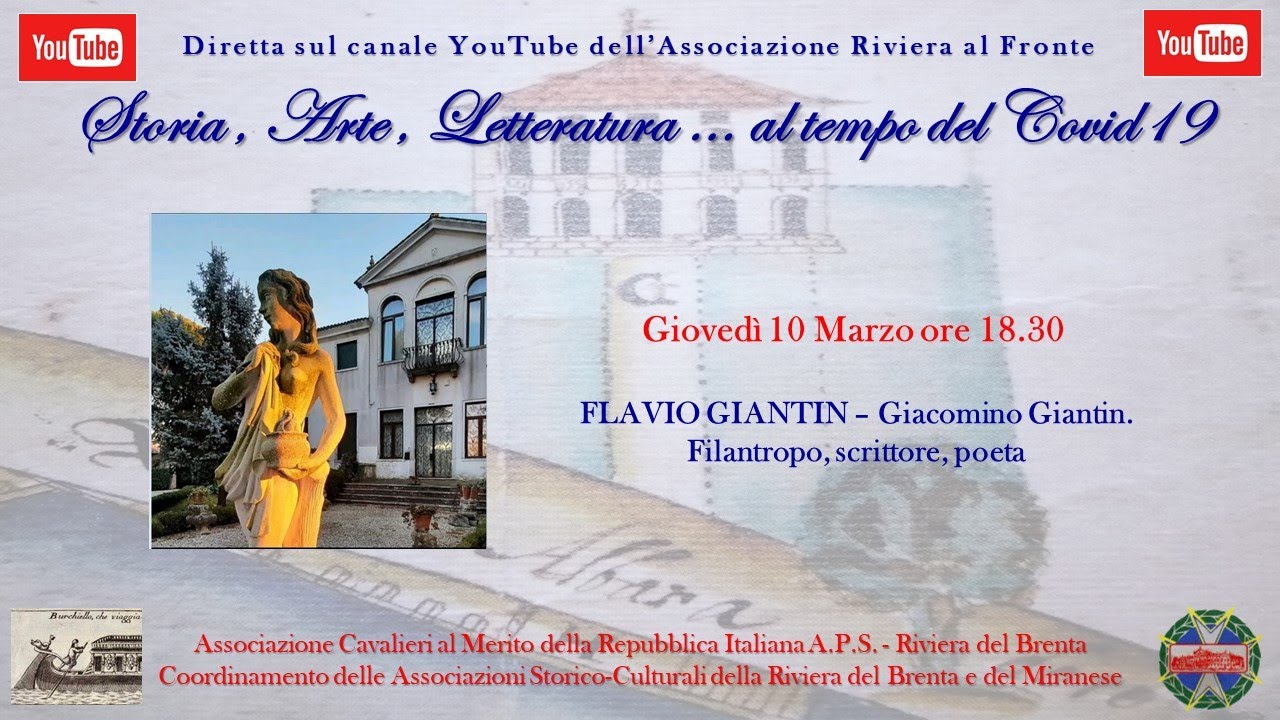Flavio Giantin – Giacomino Giantin. Filantropo, scrittore, poeta