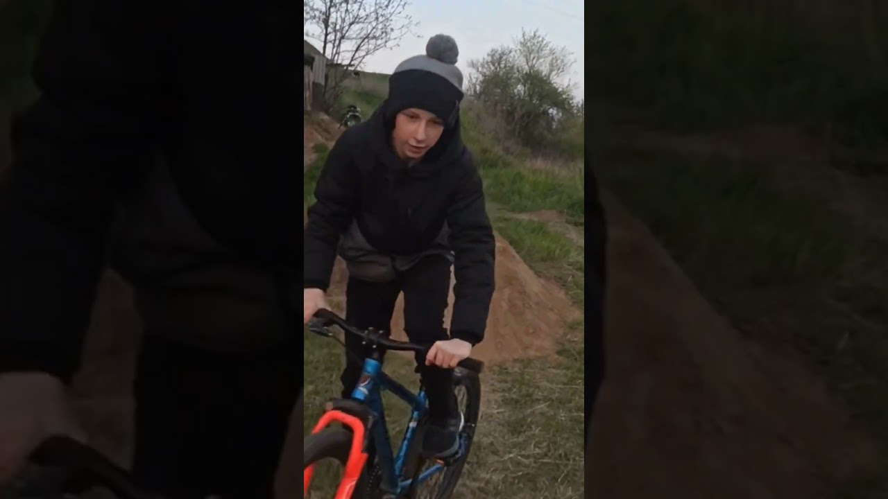 No Foot! Я научился ноу фут|трюки на велосипеде мтб дерт трамплин прыжки Dirt bike ride MTB jamping|