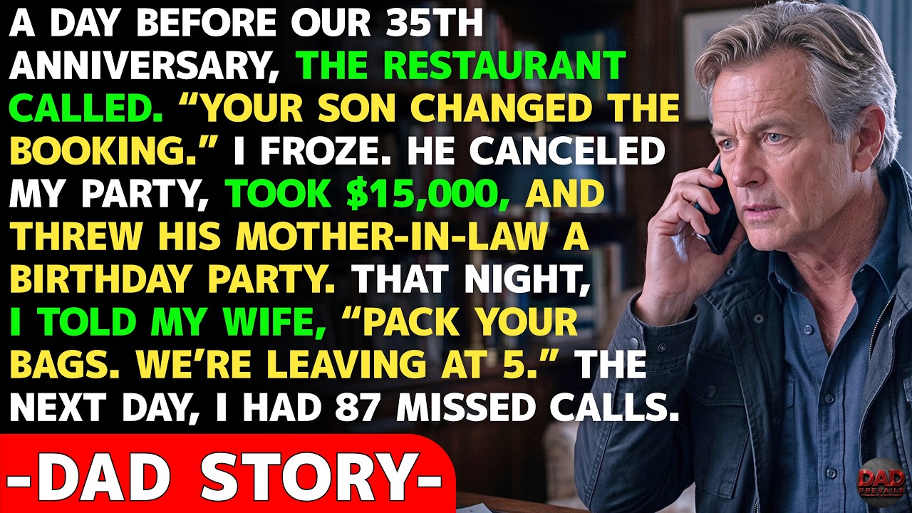 My Son Canceled Our 35th Anniversary For His Mother-In-Law&rsquo;s Birthday&hellip; He Regretted It The Next Day