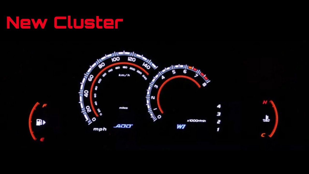 New cluster para tu 3G eclipse👌