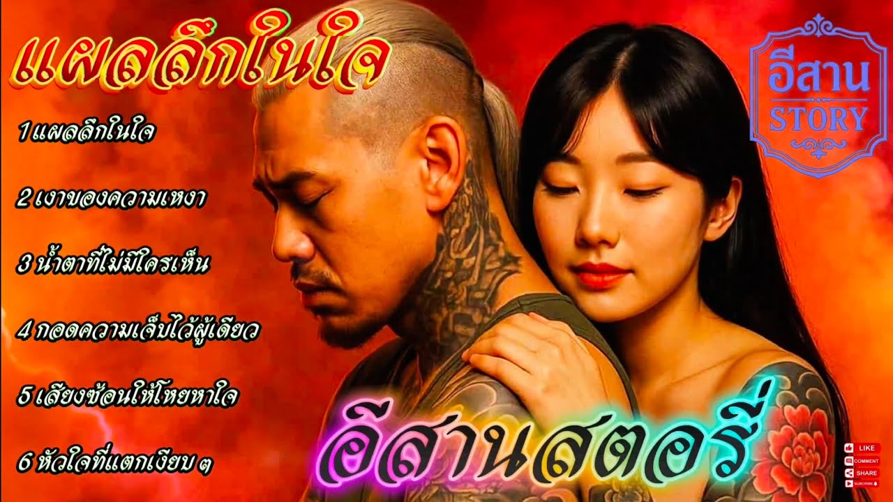 🔥เพลงแร็พอีสาน🔥 แผลลึกในใจ 💔💔✌ #ลูกทุ่งเพราะๆ ❤️ #เพลงแร็พอีสาน #อีสานอินดี้ #รวมเพลงอีสานอกหัก