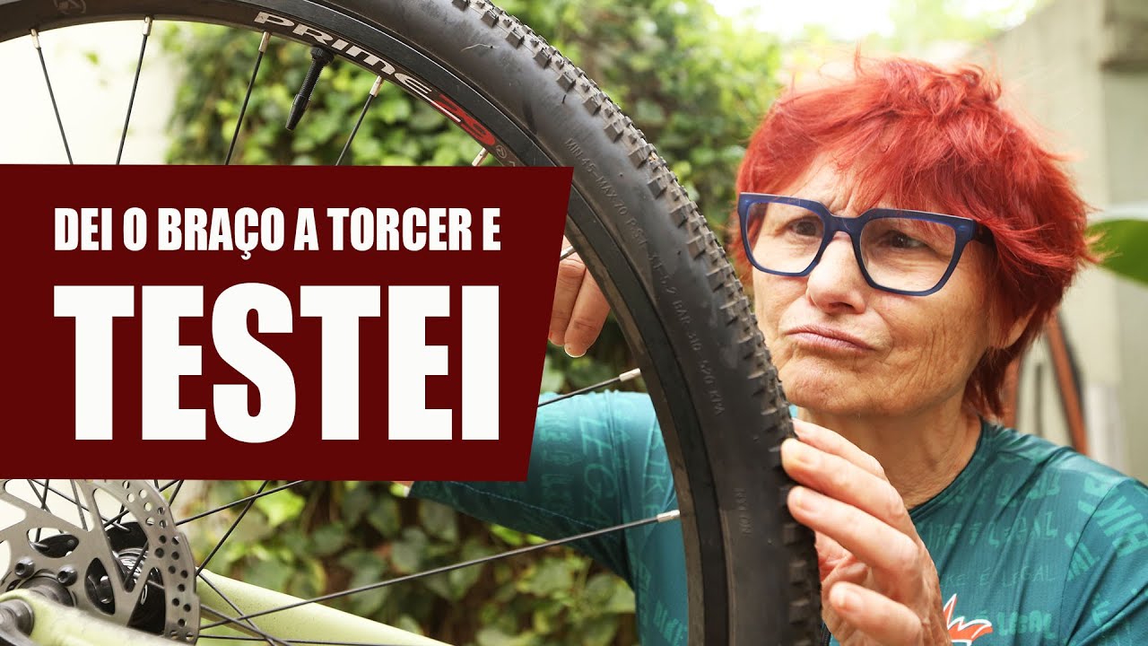 O QUE ACHEI DO PNEU TUBELESS NA MINHA BIKE DE CIDADE
