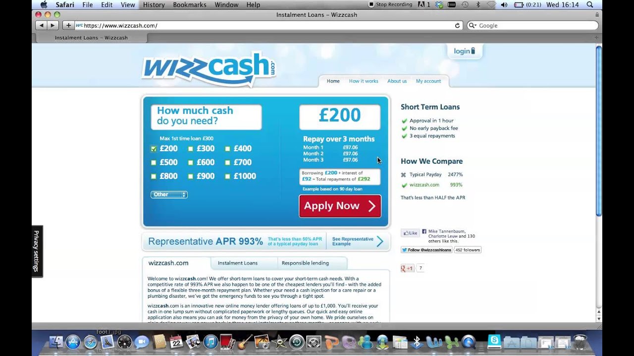 Monthly Loans - wizzcash.com