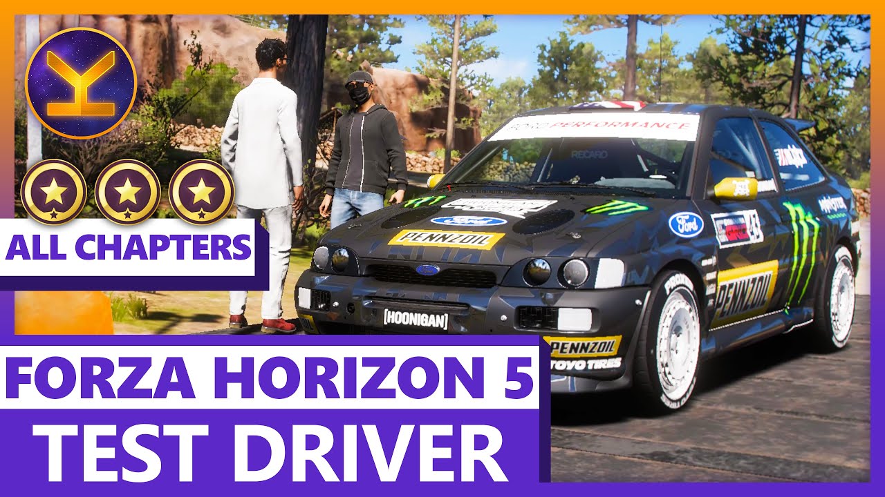 Forza Horizon 5 - Test Driver - All Chapters ★★★ 3 Stars