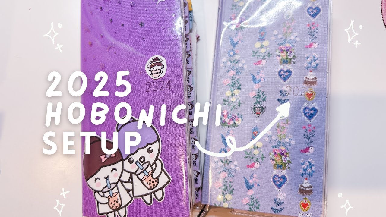 2025 Hobonichi Weeks Setup🌸⊹˚. ♡.𖥔 ݁