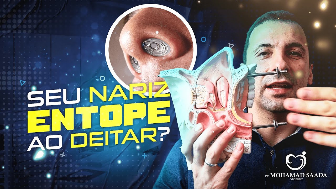 SEU NARIZ ENTOPE AO DEITAR? VOU TE CONTAR COMO RESOLVER