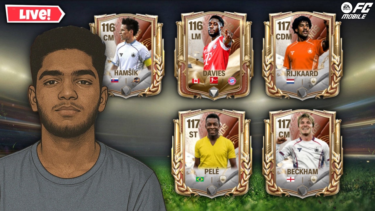 CAPPED LEGENDS WEEK-3  IS HERE TEAM REVIEW AND DRAFT OPENING - FC MOBILE LIVE 🔴