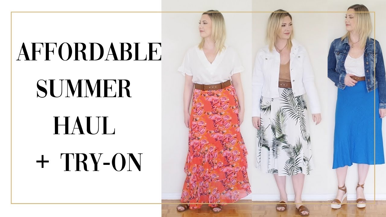 AFFORDABLE SUMMER HAUL + TRY ON: ZARA, H&M, ASOS, and more!