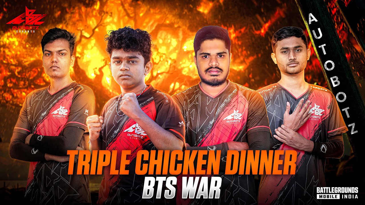 TRIPLE CHICKEN DINNER 🔥/ BTS WAR / #abzogun #autobotz #madan #madanop #bts #contentcreator